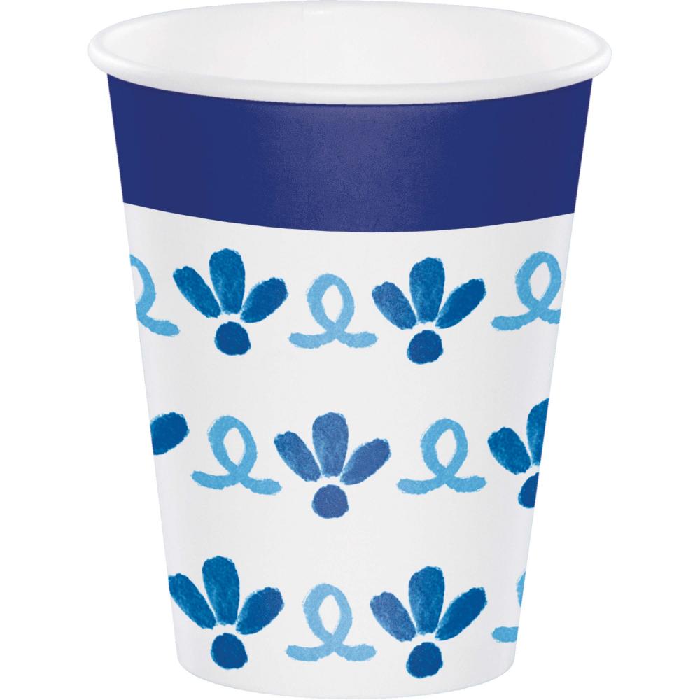 96/Case Hot/Cold Paper Cup 12oz. - Blue Willow - Party Themes by Creative Converting