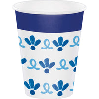 96/Case Hot/Cold Paper Cup 12oz. - Blue Willow - Party Themes by Creative Converting