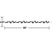 Bulk Case of Bats Shaped Banner with Black Twine