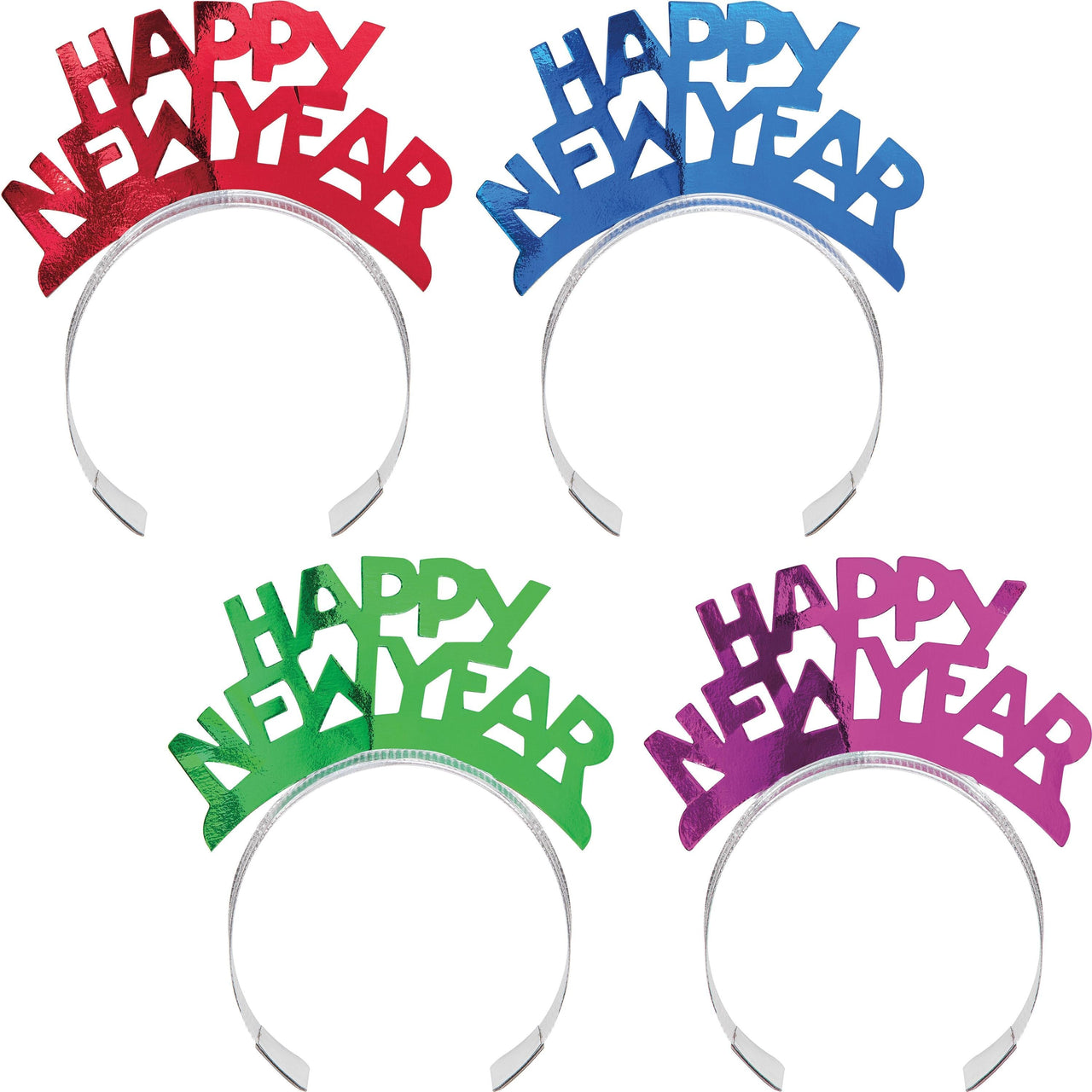 Bulk Case of Assorted Colors New Year Wearables Kit for 4