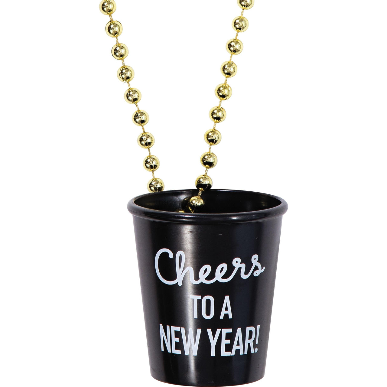 Bulk Case of New Year's Necklace w/ Shot Glass Favor