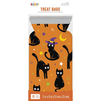 Bulk Case of Halloween Cat Cello Bag with Zipper