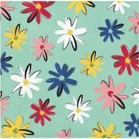 Bulk Case of Bountiful Blooms 24ct 2ply Beverage Napkin (24/Pkg)