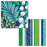 288 pc Bulk Peaceful Palms 24 pc Bulk 2ply Beverage Napkin - Party Themes by Creative Converting