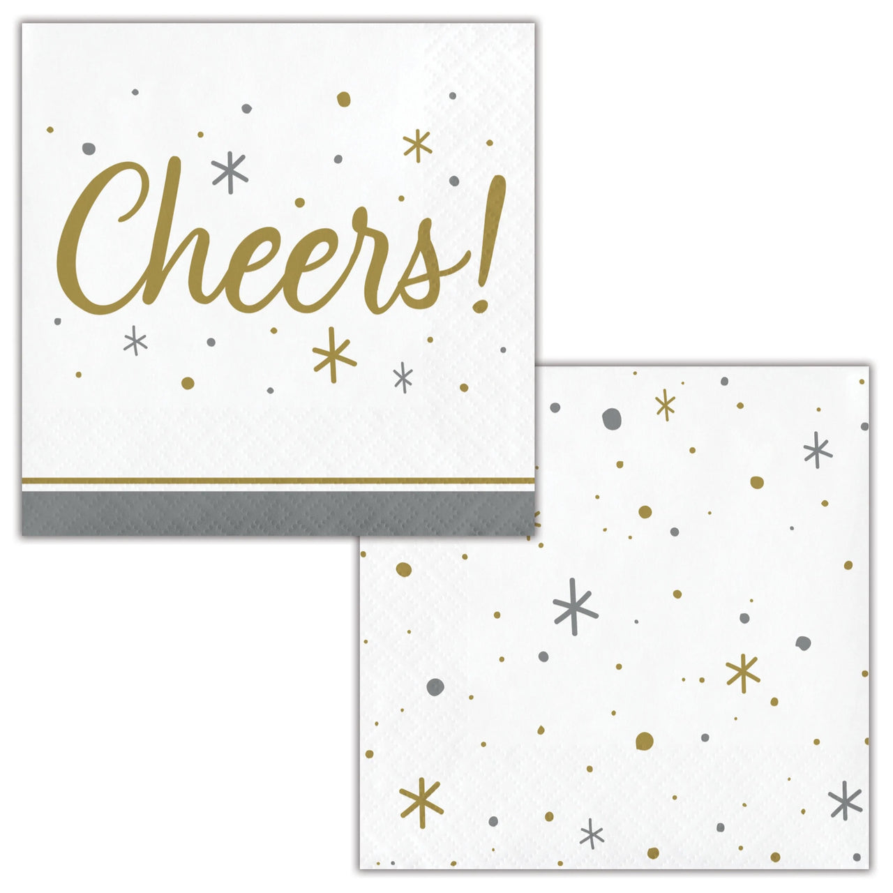 288 pc Bulk Cheers 24 pc Bulk 2ply Beverage Napkin - General Party Decorations and Accessories by Creative Converting