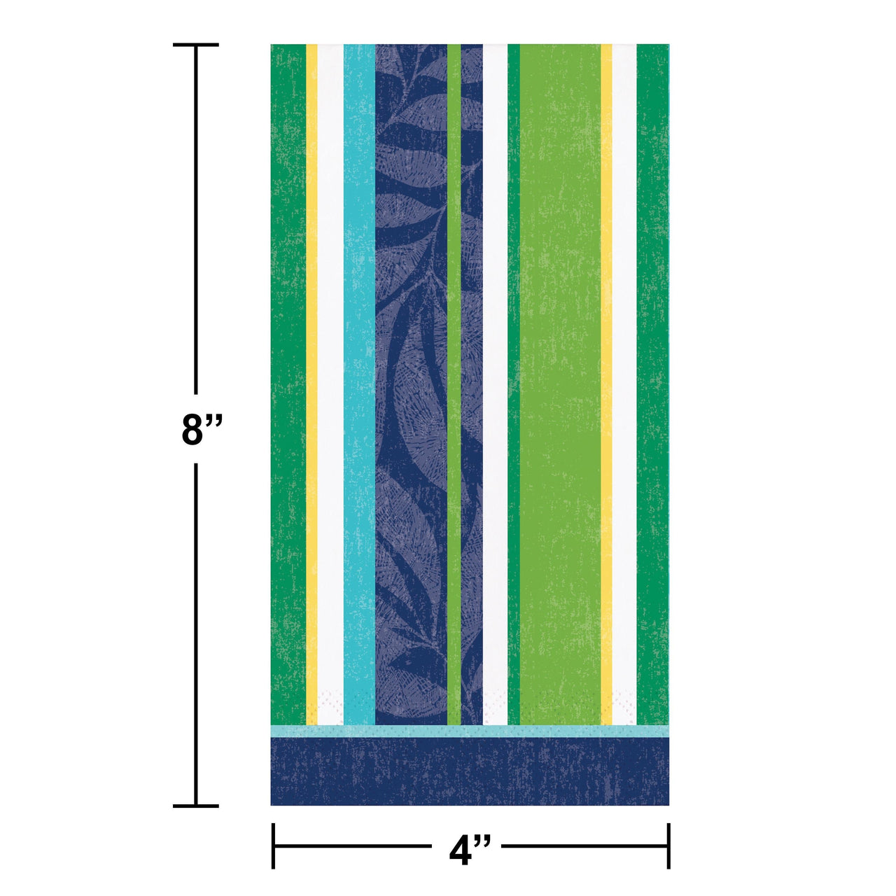 Bulk Case of Peaceful Palms 2ply Dinner Napkin (24/Pkg)