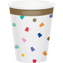 96 pc Bulk Birthday Confetti Hot/Cold Cup 9oz. - Birthday Party Supplies by Creative Converting