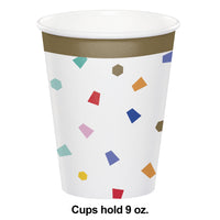 Bulk Case of Birthday Confetti Hot/Cold Cup 9oz.