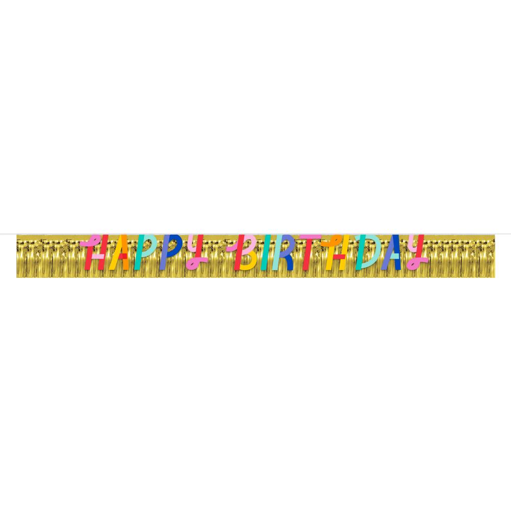 12 pc Bulk Birthday Confetti Happy Birthday Banner - Birthday Party Supplies by Creative Converting