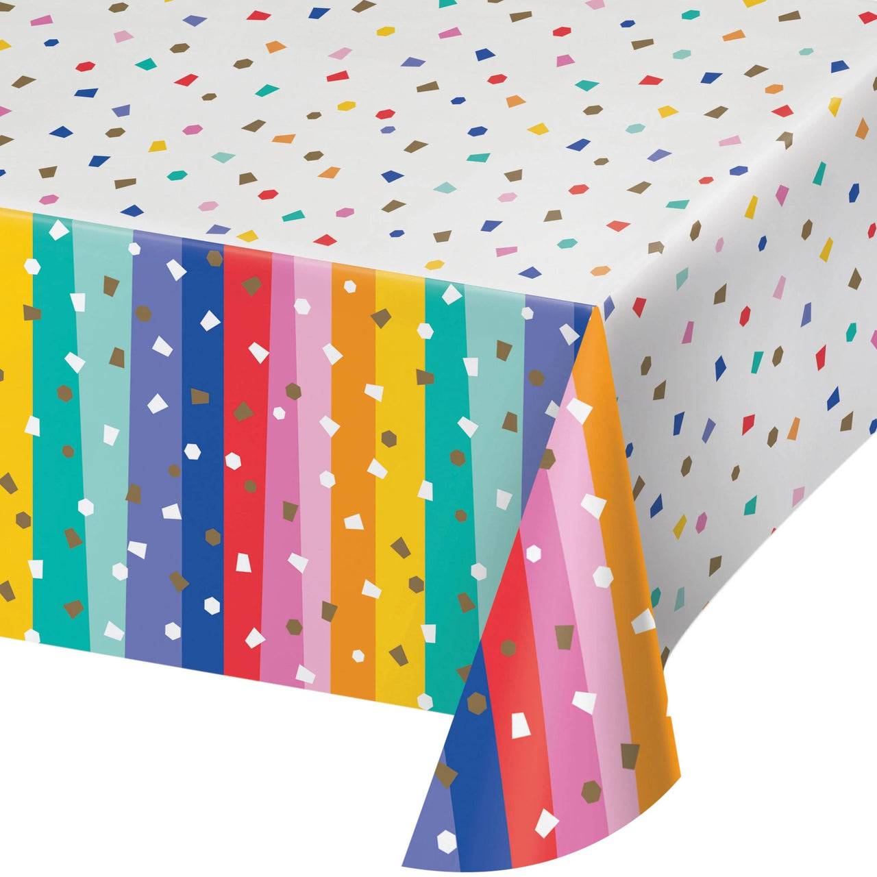 6 pc Bulk Birthday Confetti Tablecover, Paper 54"x102" - Birthday Party Supplies by Creative Converting