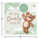 Bulk Case of Teddy Bear Beverage Napkin
