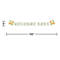 Bulk Case of Teddy Bear Ribbon Banner w/ Latex Balloons