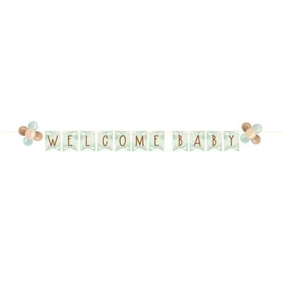 12 pc Bulk Teddy Bear Ribbon Banner w/ Latex Balloons - Baby Shower Party Supplies by Creative Converting