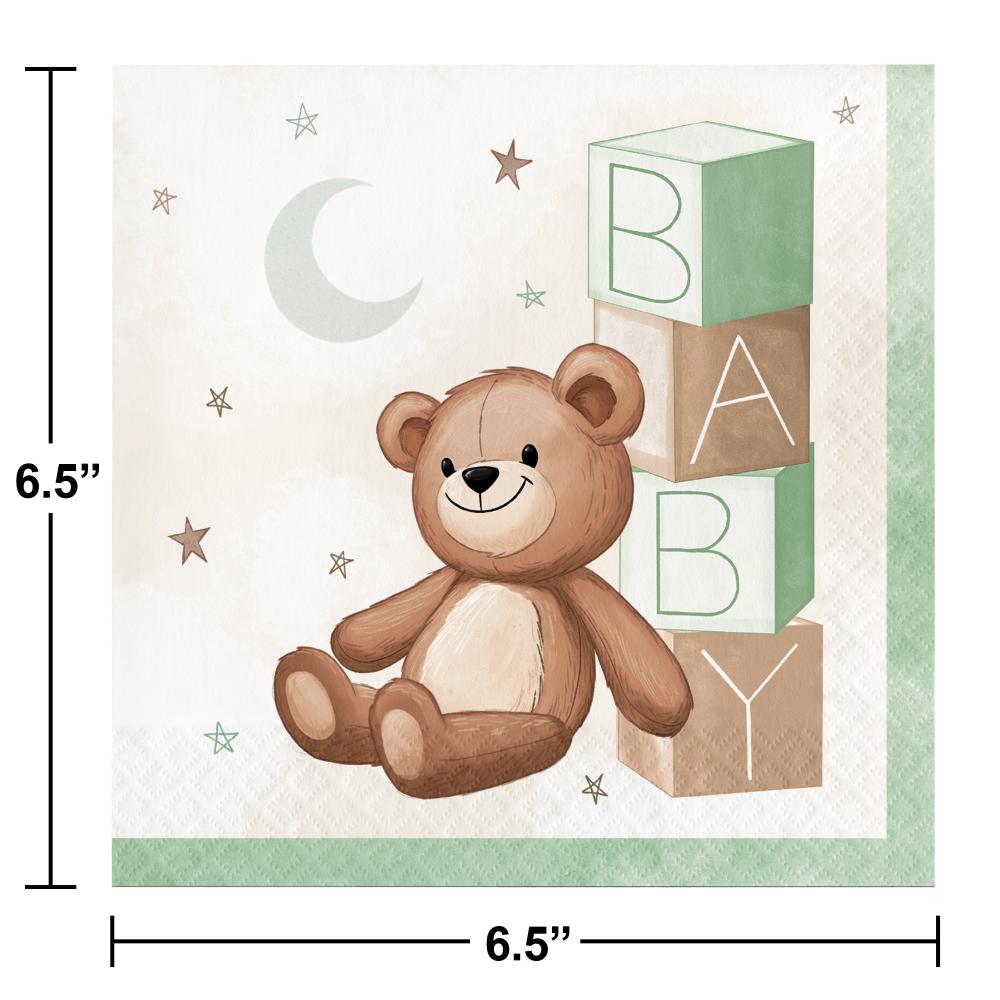 Bulk Case of Teddy Bear Luncheon Napkin