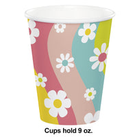 Bulk Case of Flower Power Hot/Cold Cup 9oz.