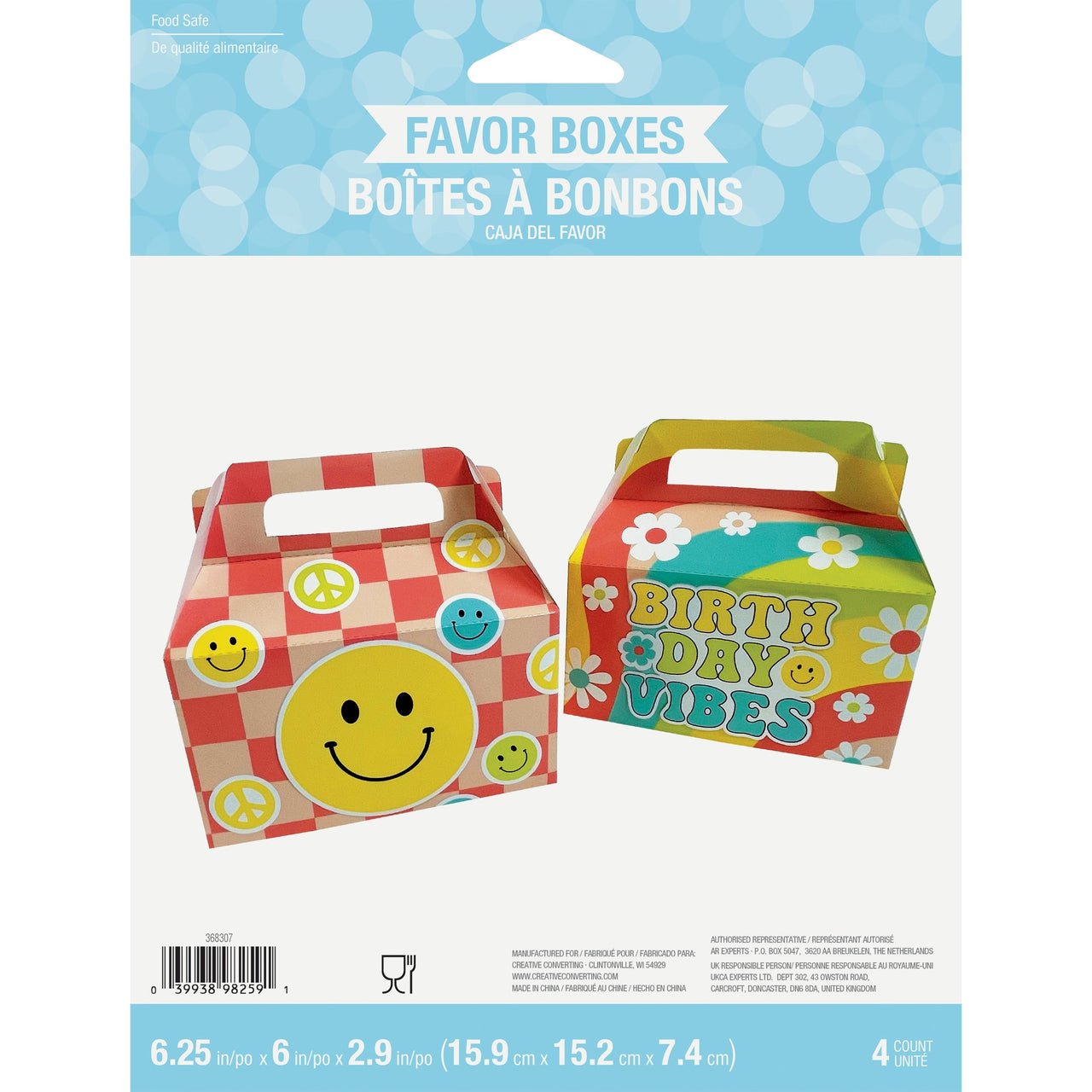 Bulk Case of Flower Power Treat Box w/ Dimensional Attachment