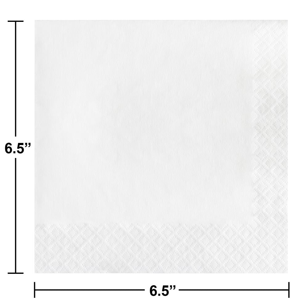 Bulk White 2 Ply Luncheon Napkins (900 per Case)