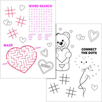 300 pc Bulk Valentines Activity Sheet - Valentine's Day Party Supplies by Creative Converting