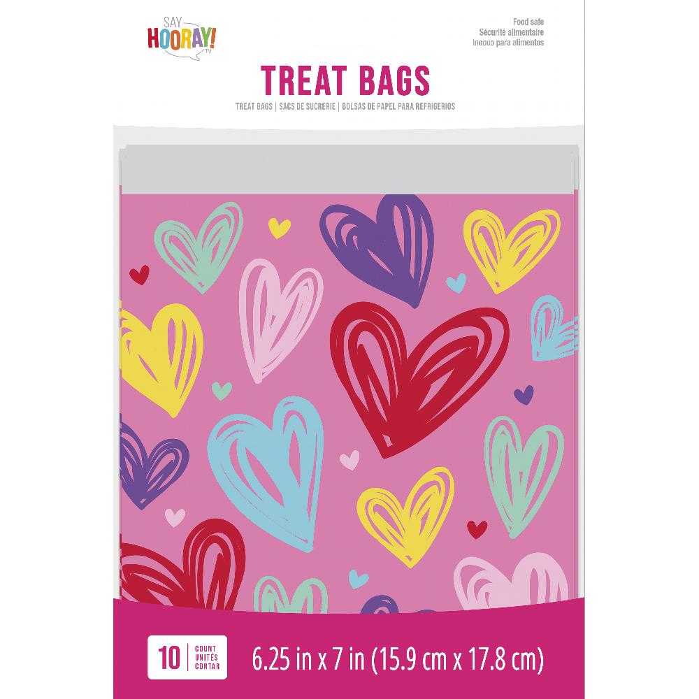 120ct Bulk Multicolor Valentines Sandwich Bags w/ Zipper,