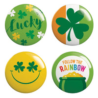 48 pc Bulk St Patricks Day Wearable Buttons - St. Patricks Day Party Supplies by Creative Converting