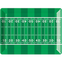 Tailgate Decor Plastic Tray, Football 10