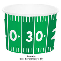 Tailgate Decor Treat Cups, Football (Case of 96) by Creative Converting