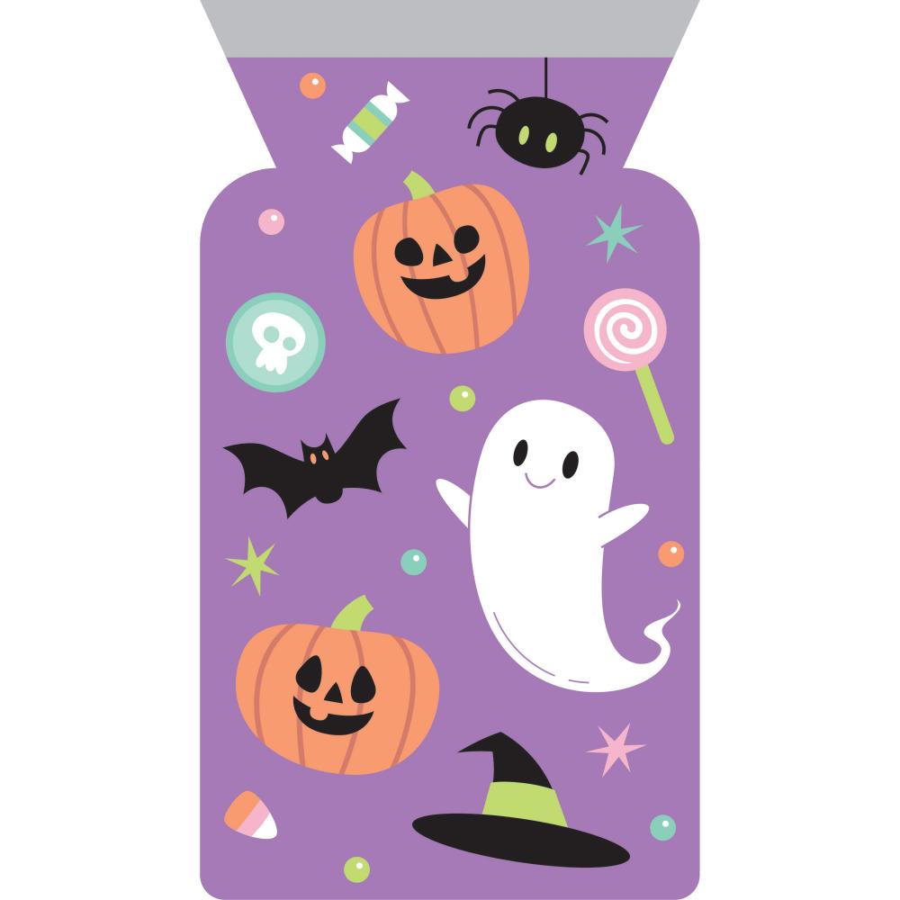 Halloween Characters Cello Bag with Zipper (Case of 144) - Halloween Party Supplies by Creative Converting