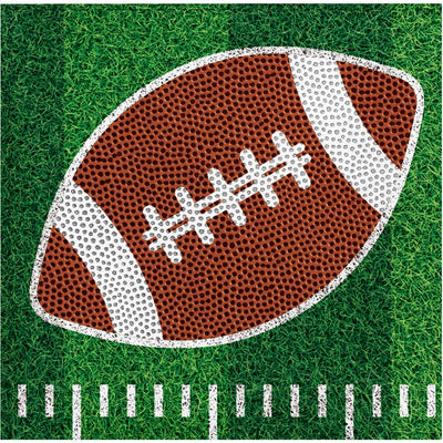 Tailgate Time Paper Beverage Napkin (Case of 192) - Sports Party Supplies by Creative Converting