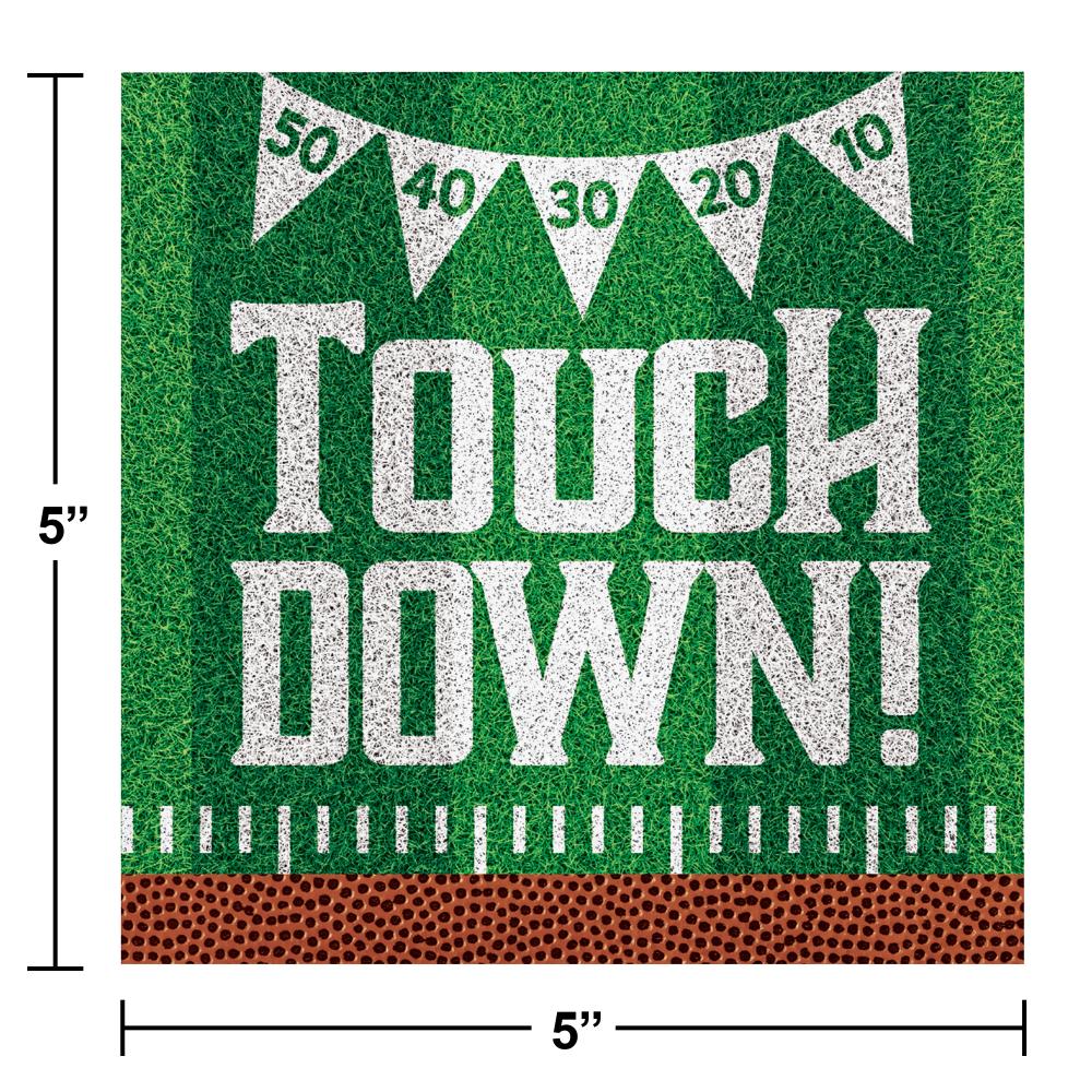 Tailgate Time Paper Beverage Napkin (Case of 192) by Creative Converting