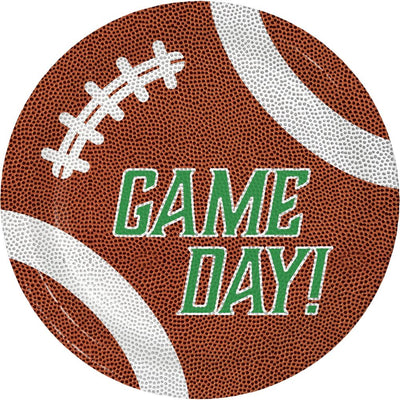 Tailgate Time Paper Dessert Plate (Case of 96) - Sports Party Supplies by Creative Converting