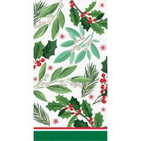 Holly Jolly Christmas Paper Guest Towel (Case of 192) by Creative Converting
