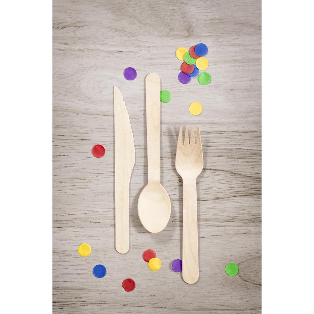 Natural Wooden Cutlery, Assorted (Case of 288) by Creative Converting