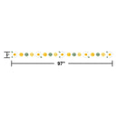 Sweet Daisy Banner (Case of 12) by Creative Converting