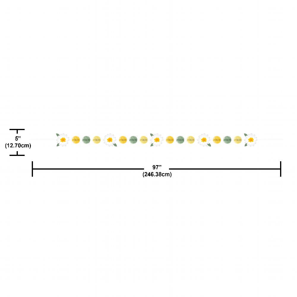 Sweet Daisy Banner (Case of 12) by Creative Converting