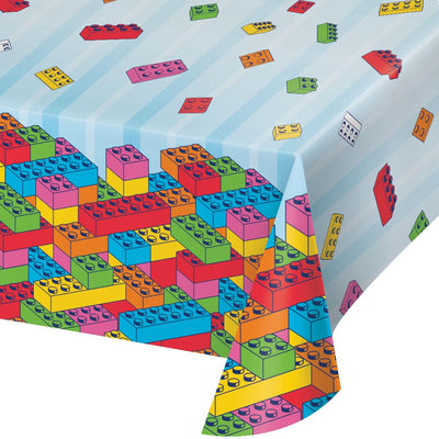 Block Bash Toy Blocks Paper Tablecloths (Case of 6) - Birthday Party Supplies by Creative Converting