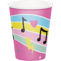 Birthday Beats Disco Party 9 Oz Cups (Case of 96) - Birthday Party Supplies by Creative Converting