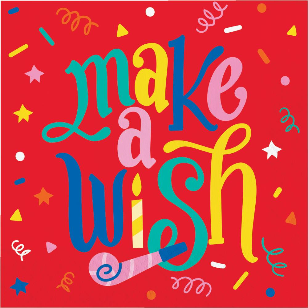 Hats Off Birthday Paper Lunch Napkin (Case of 192) by Creative Converting