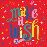 Hats Off Birthday Paper Lunch Napkin (Case of 192) - Birthday Party Supplies by Creative Converting