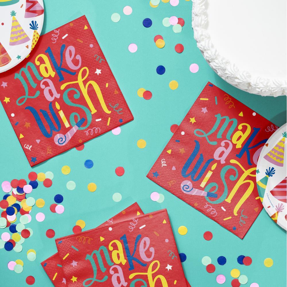Hats Off Birthday Paper Lunch Napkin (Case of 192) by Creative Converting
