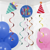 Hats Off Birthday Hanging decorations (Case of 18) by Creative Converting