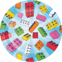 Block Bash Toy Blocks Dessert Plates (Case of 96) - Birthday Party Supplies by Creative Converting