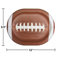 Touchdown Time Paper Oval Platter (Case of 96) by Creative Converting