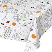 Halloween Activity Paper Tablecover (Case of 12) - Halloween Party Supplies by Creative Converting