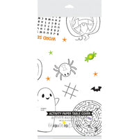 Halloween Activity Paper Tablecover (Case of 12) by Creative Converting