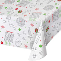  Christmas Activity Paper Tablecover (Case of 12) by Creative Converting