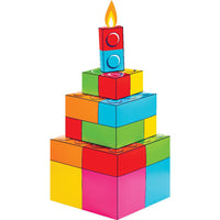 Block Bash Toy Blocks Centerpieces (Case of 6) - Birthday Party Supplies by Creative Converting