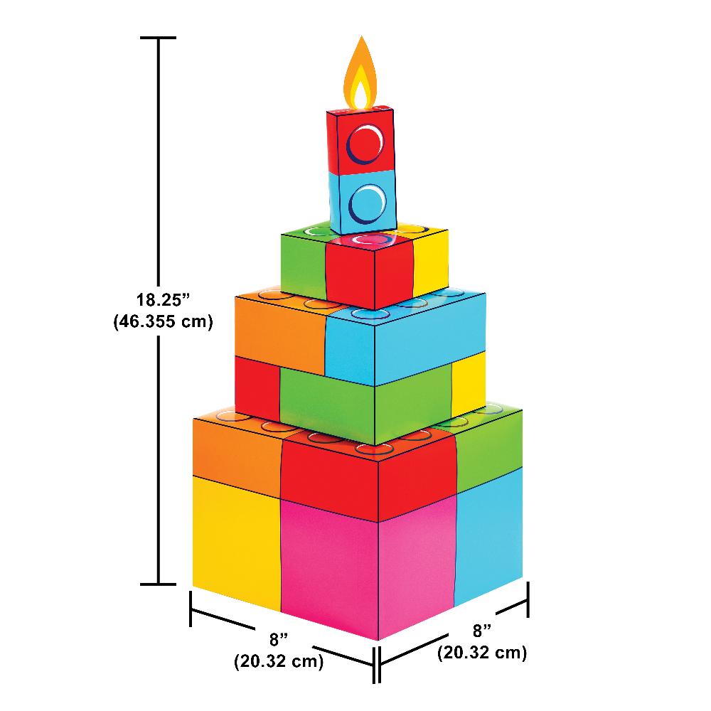 Block Bash Toy Blocks Centerpieces (Case of 6) by Creative Converting