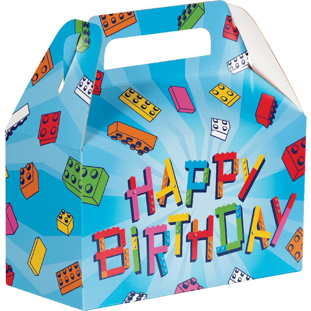 Block Bash Toy Blocks Party Favor Boxes (Case of 24) by Creative Converting