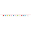 12/Case Ribbon Banner - Confetti Balloons - Birthday Party Supplies by Creative Converting