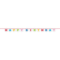 12/Case Ribbon Banner - Confetti Balloons - Birthday Party Supplies by Creative Converting
